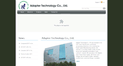 Desktop Screenshot of adaptertech.com.tw